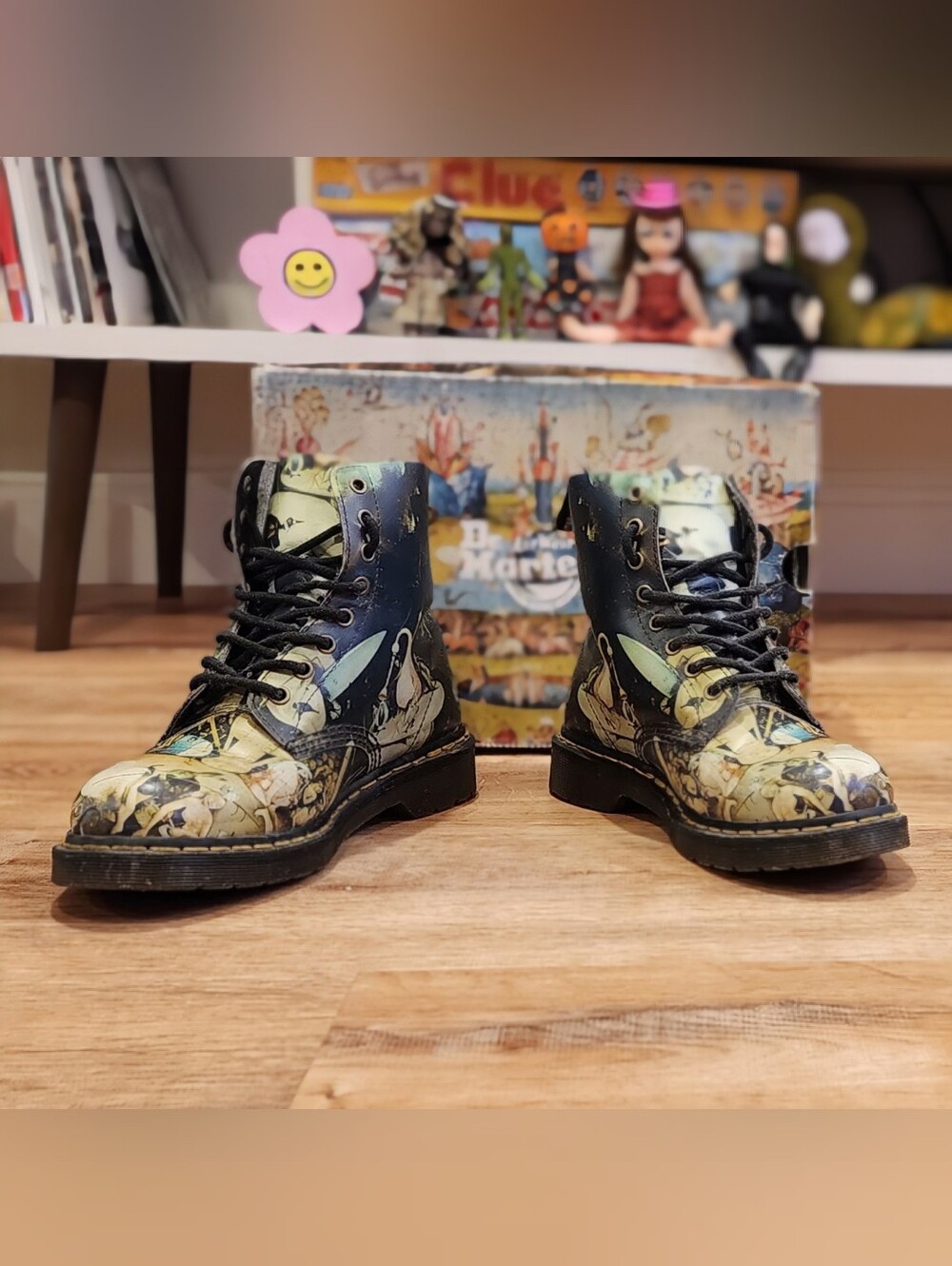 Rare Dr Martens x Hieronymus Bosch 1460 Pascal Hell Boots Men's 8 Women's 9